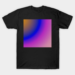 Holographic pink and purple watercolor gradient T-Shirt